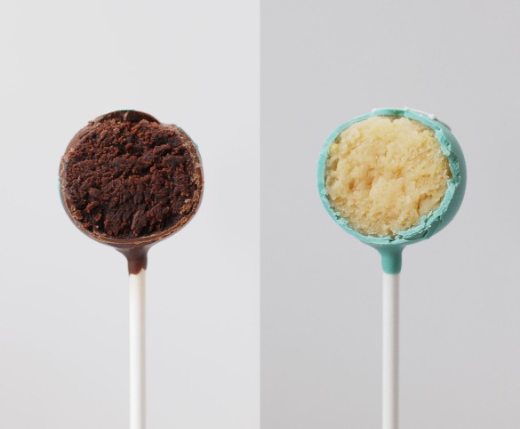 What's in the center of a Cake Pop?